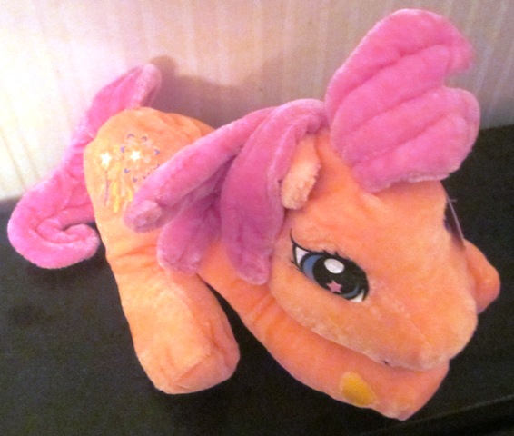 (image for) Plush Stuffed My Little Pony Sparkleworks Nanco Peach - Click Image to Close